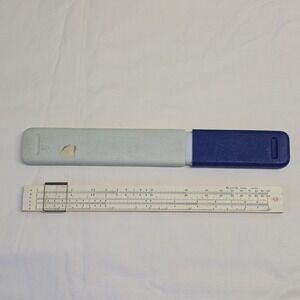 Hemmi Sun Japan Slide Rule 341‎ 3526 w/ Case
